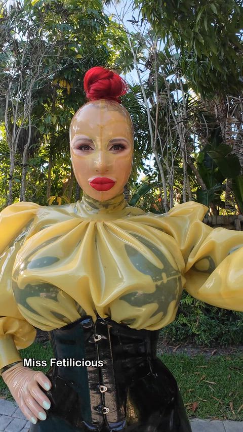 Babe Big Tits Boobs Femdom Fetish Kinky Latex OnlyFans Pornstar Rubber Porn GIF by missfetilicious