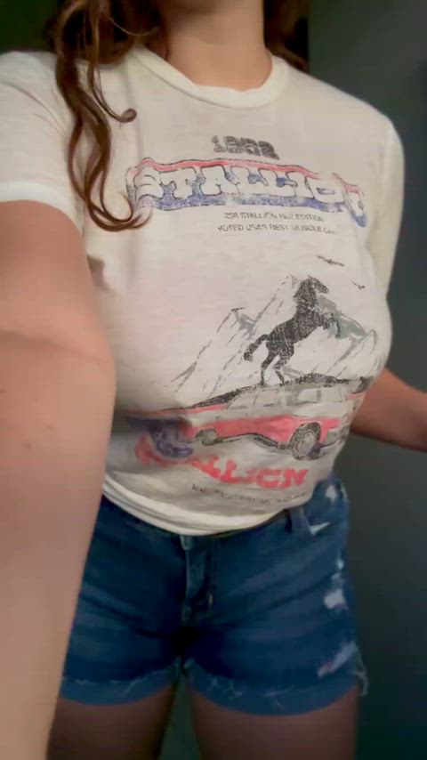 Ass Boobs College Huge Tits Jean Shorts Natural Tits Nipples Shorts Tight Ass Undressing Porn GIF by lamsinka89