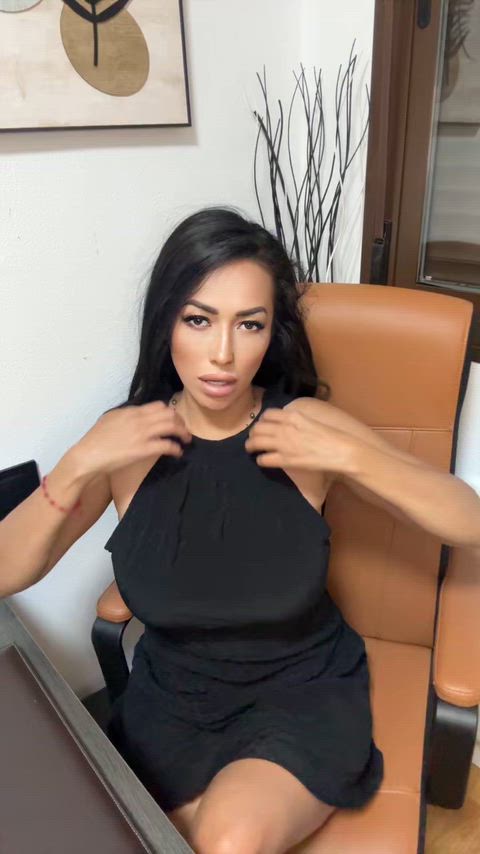 This secretary will do anything just to get a raise...