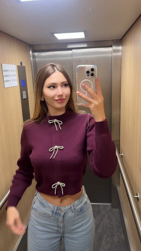 I like having fun in the elevator