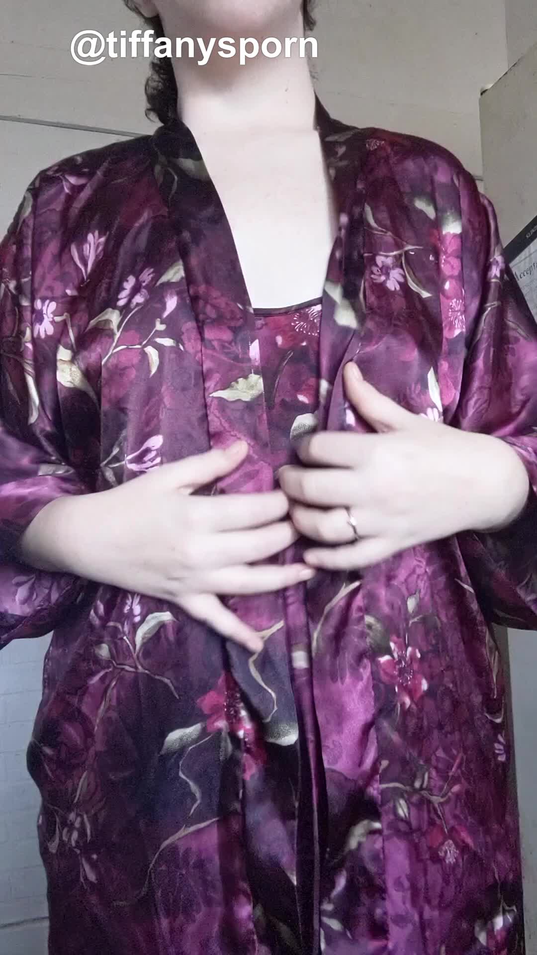Still in my nightgown, but not for long!