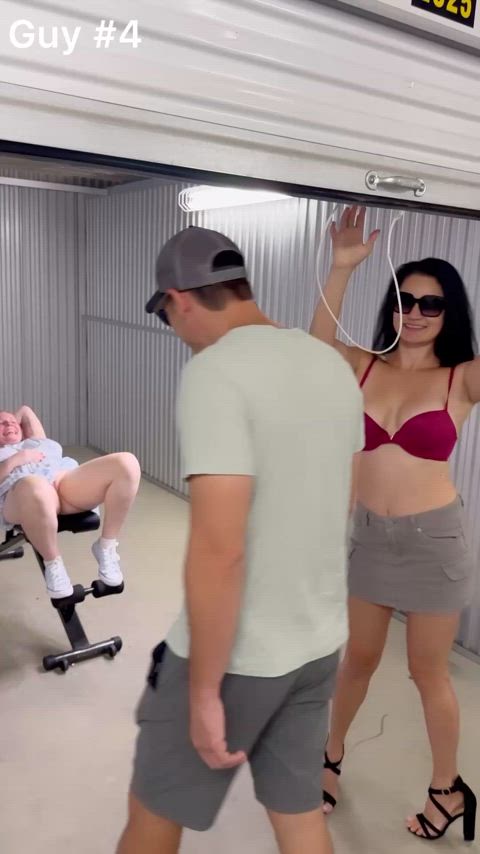 Almost got caught fucking inside a public storage unit…people were literally right outside our unit! We were scared!