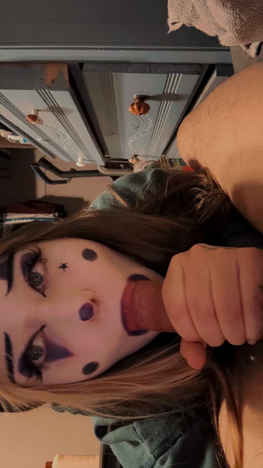 Amateur, Clown, Clown Girl, Couple, Cute, Handjob