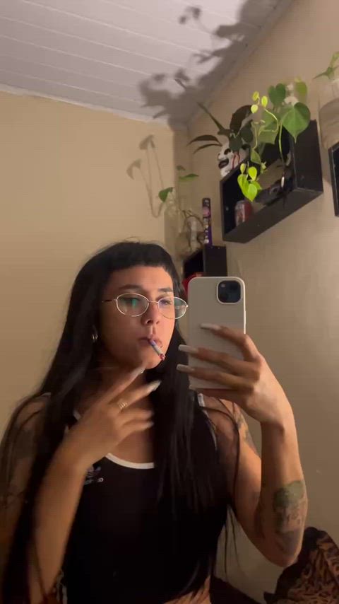 whos up to light up mommys cigar and then get on his knees for my cock