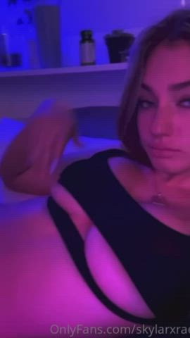 19 Years Old Babe Big Tits Boobs Huge Tits OnlyFans Teen Tits Titty Drop Porn GIF by populardick