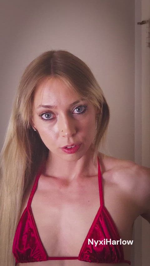 Amateur American Babe Blonde Booty CamSoda Cute Hotwife Petite Wife Porn GIF by camsoda