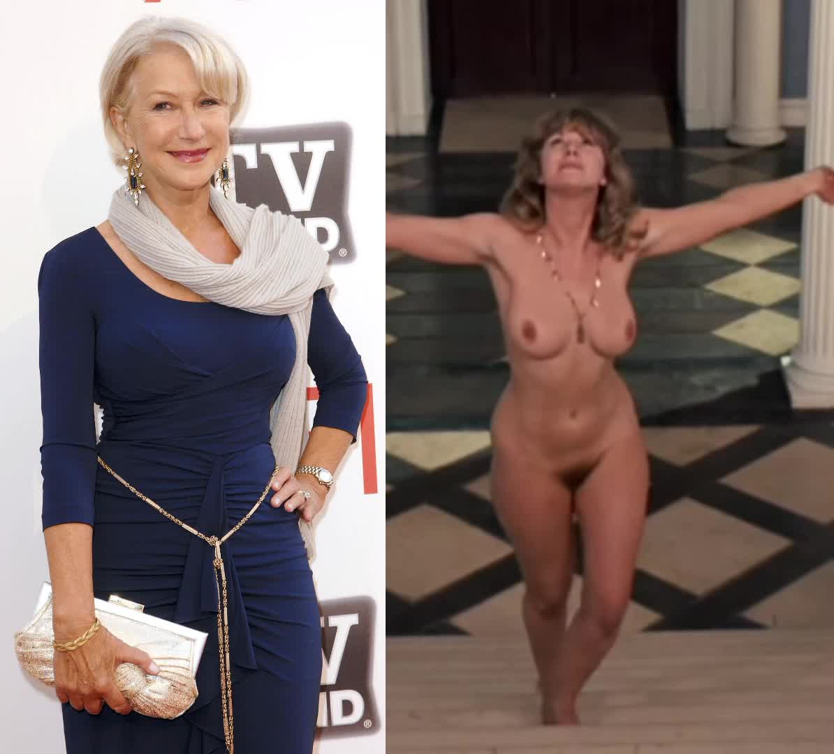 Helen Mirren now & then