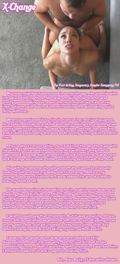 Bill, now Baily. If the wife allows.