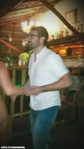 Amateur Bar Dancing Exhibitionism Exhibitionist Latina Nudity Party Public Porn GIF by duromami