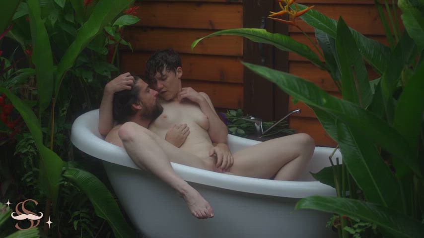 Intimate moments in the rain
