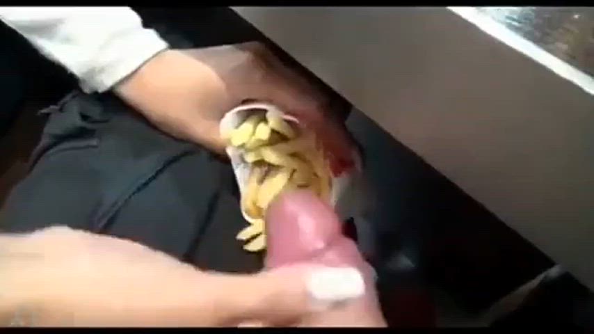 Cumshot Public Trashy Porn GIF by makaveli187