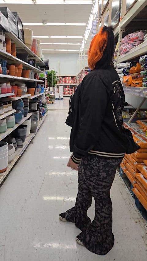 Almost got caught with my tiddy out in walmart 👀