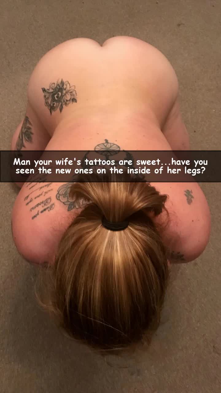 The tattoos only accentuate her attractiveness, and she looks even better with my dick pumping her pussy relentlessly