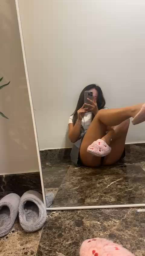 Hard to believe I’m just 18 when I’m like this… should I spread my legs?