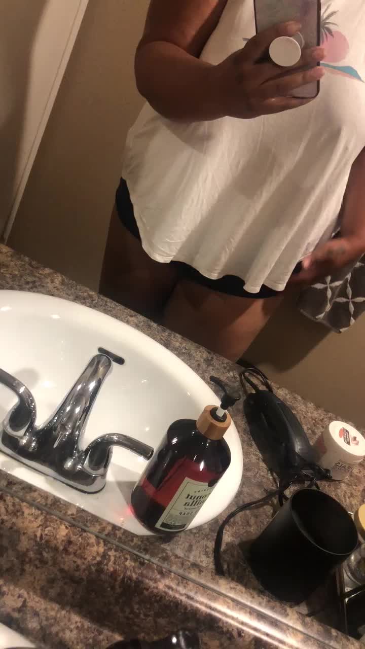 A little flash from my younger brother’s bathroom.