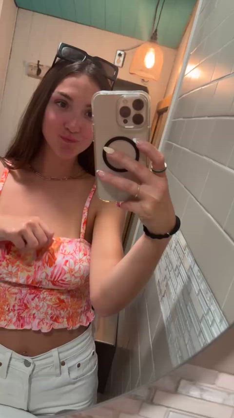 Big Tits Boobs Bouncing Tits Braless Huge Tits Natural Tits OnlyFans Solo Teen Tits Porn GIF by nikkiryderxxx