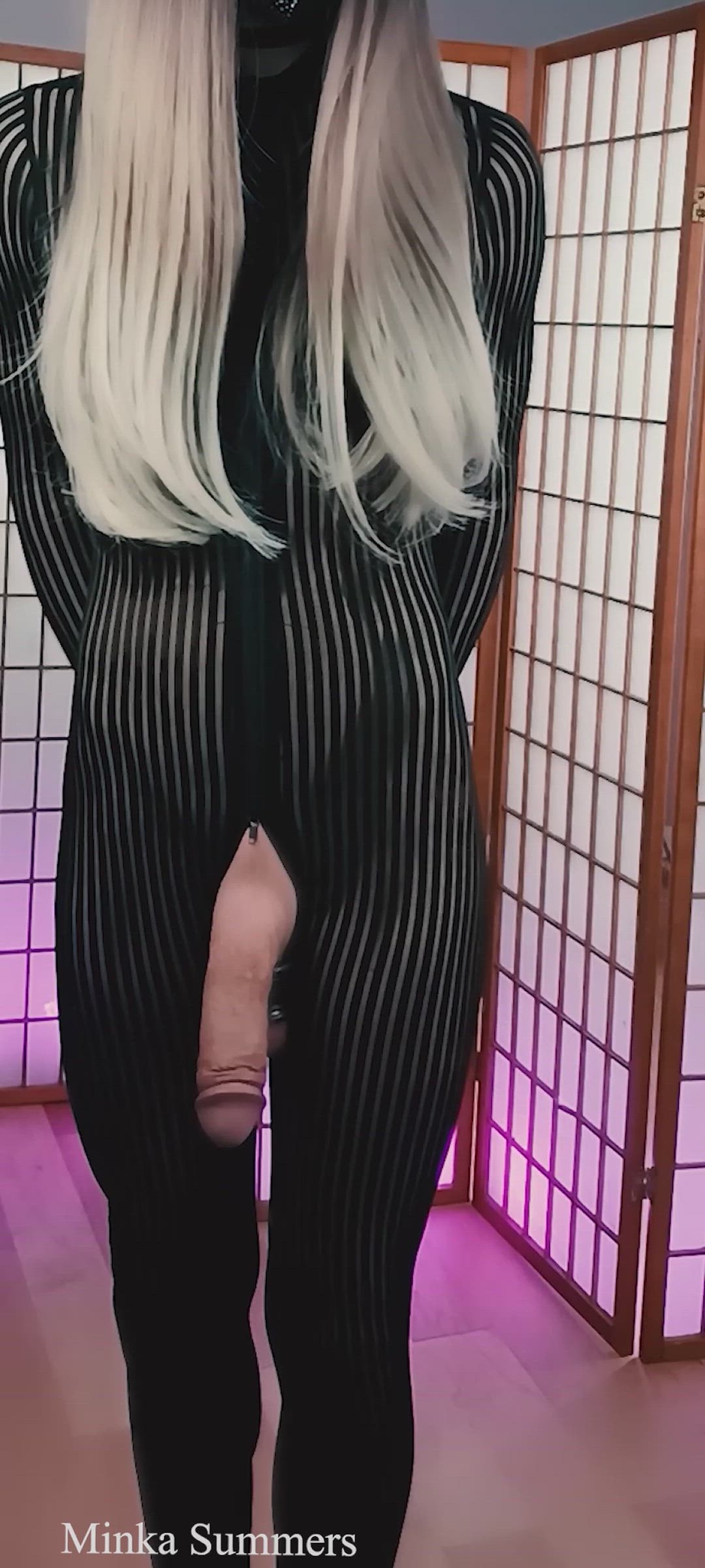 Would you like to be dominated by a big dick girl hung like me?
