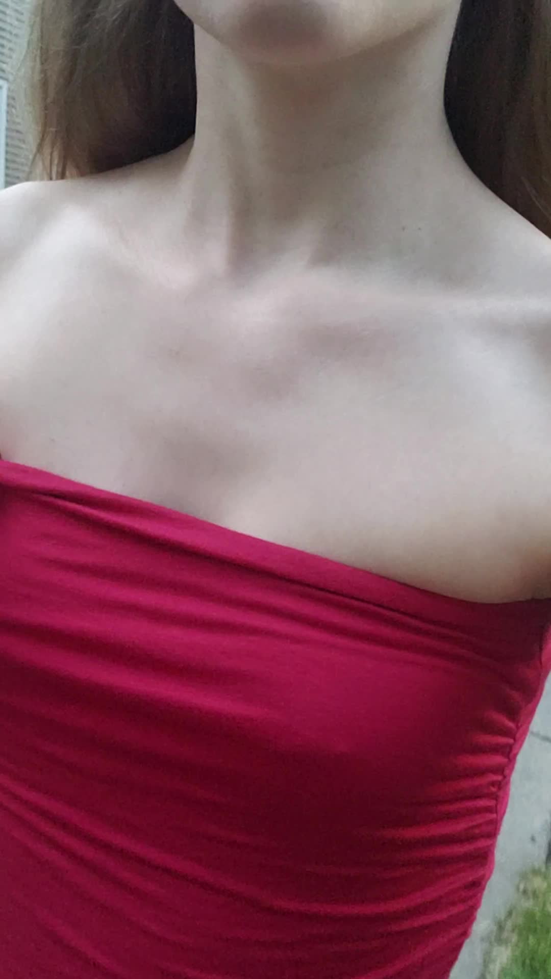 Walking and lashing on a busy road. honk if you like titties!