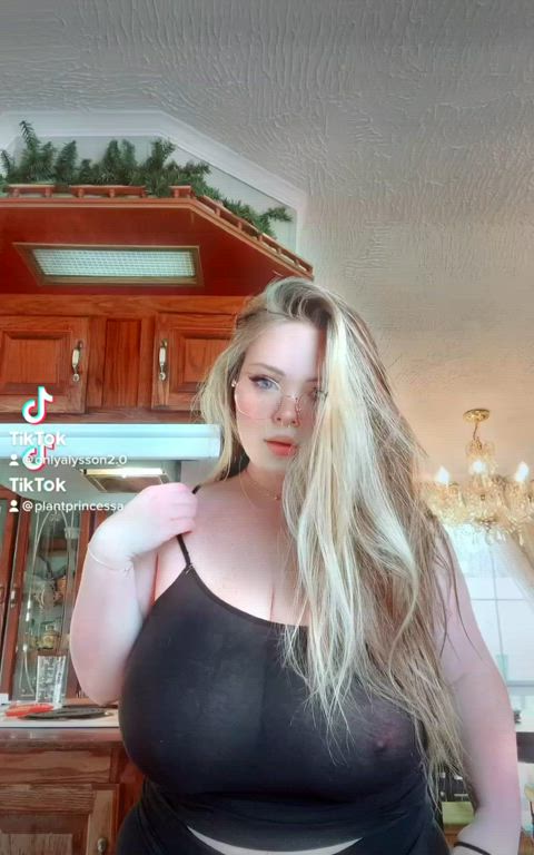 Big Tits Blonde Cute Porn GIF by onlyalysson