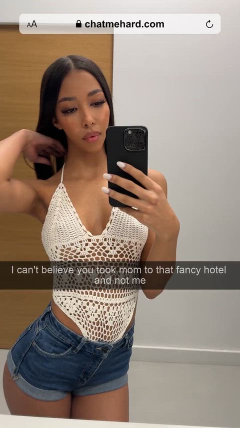 Dad shouldn't have chosen mom over me, because I would've let him fuck my ass