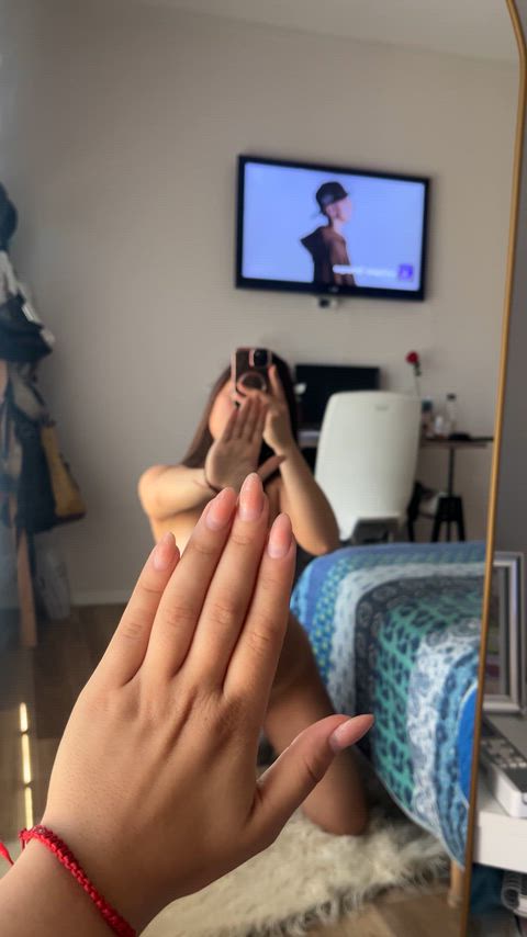 I hope your cock replaces my dildo