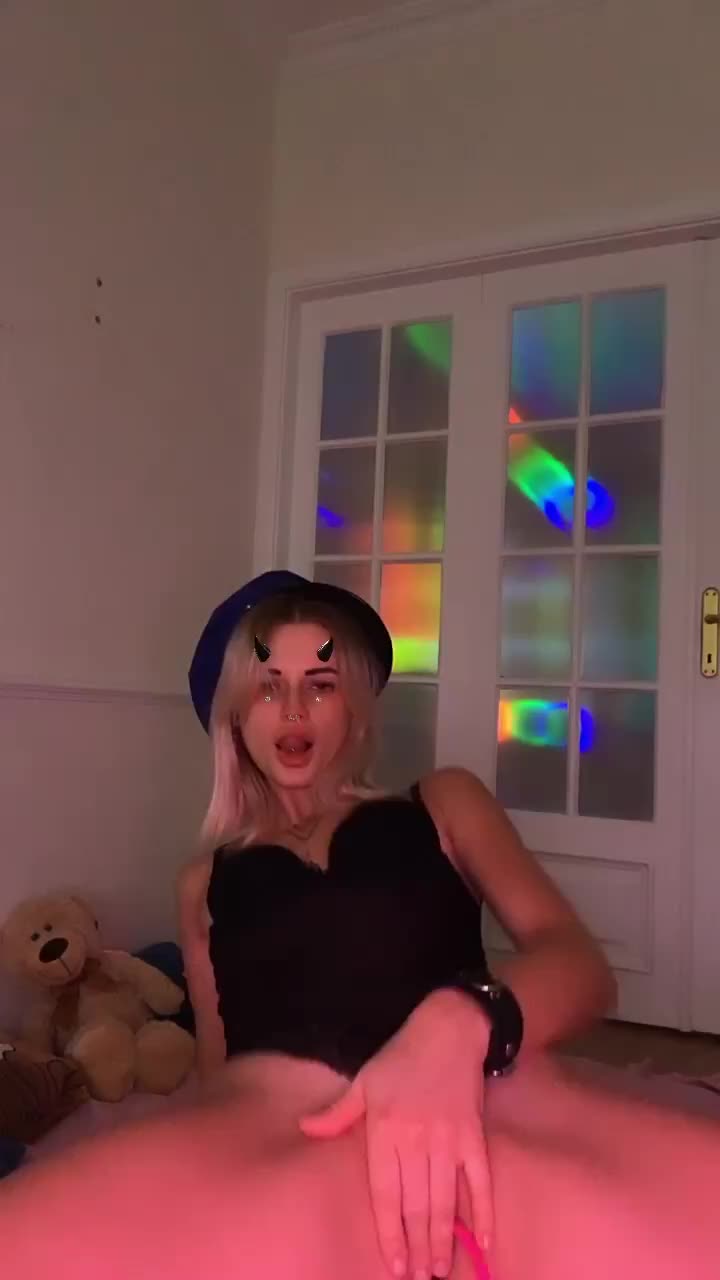 Hot babe has been real naughty and needs her pussy spanked!