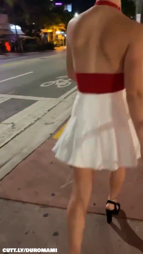 Amateur Ass Asshole Bending Over Flashing Public Pussy Teen Upskirt Walking Porn GIF by duromami