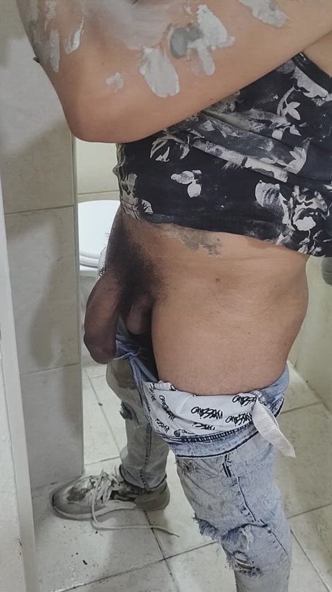 Handyman with a cock bigger than every worker on the company
