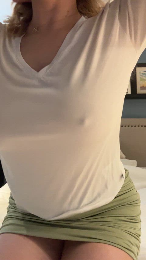 Should I wear a bra tonight? I don't think so