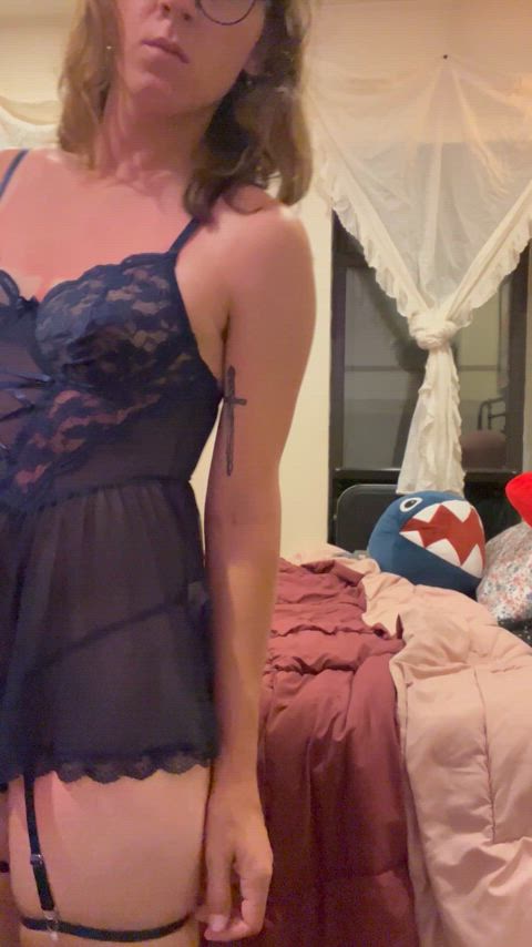 i love this lingerie it makes my butt look so cute
