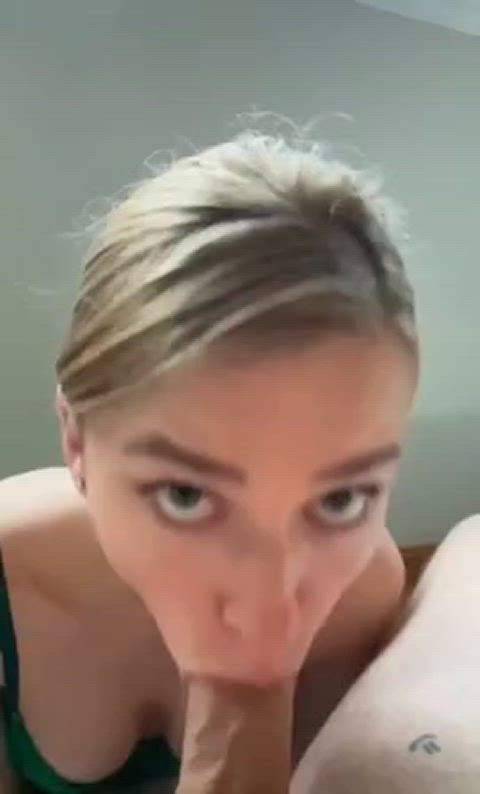 Amateur BWC Babe Big Dick Blowjob Cute Homemade MILF POV Petite Porn GIF by populardick