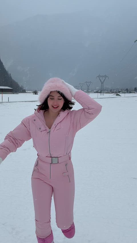 It was so cold for my boobs