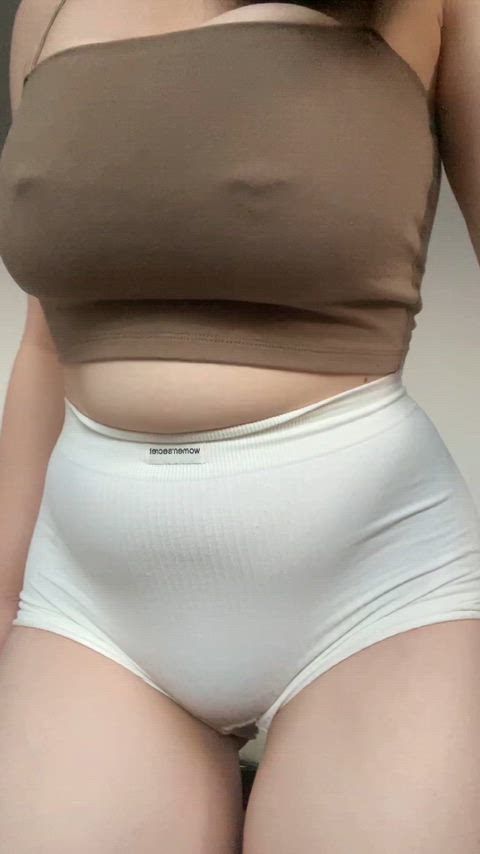 I want you to stare at my big natural tits