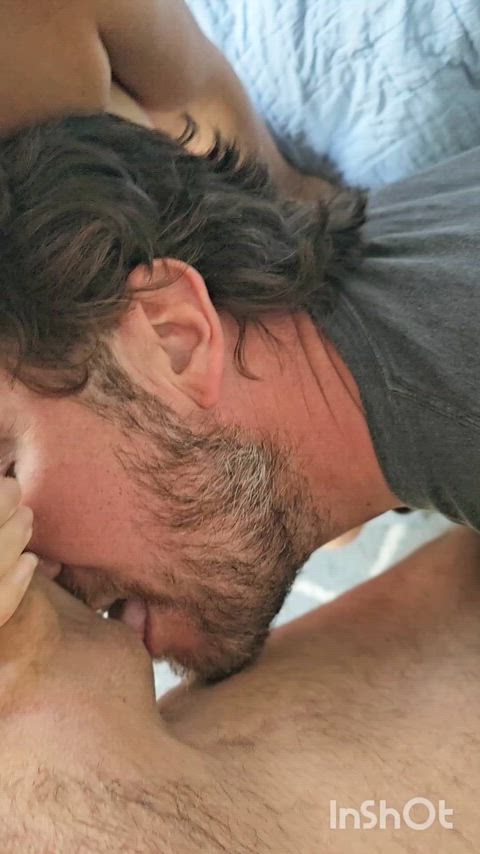 Sharing husband's cock with friend