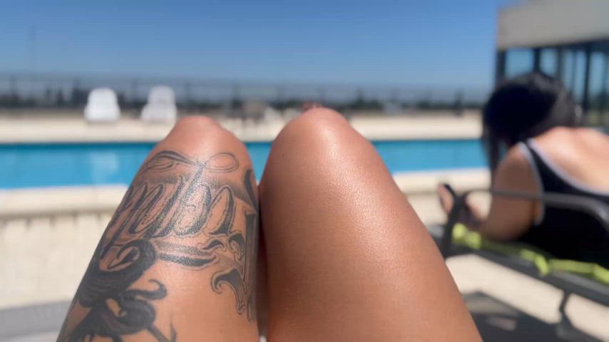 Birthday skin, pool heat… and you on our minds 😈