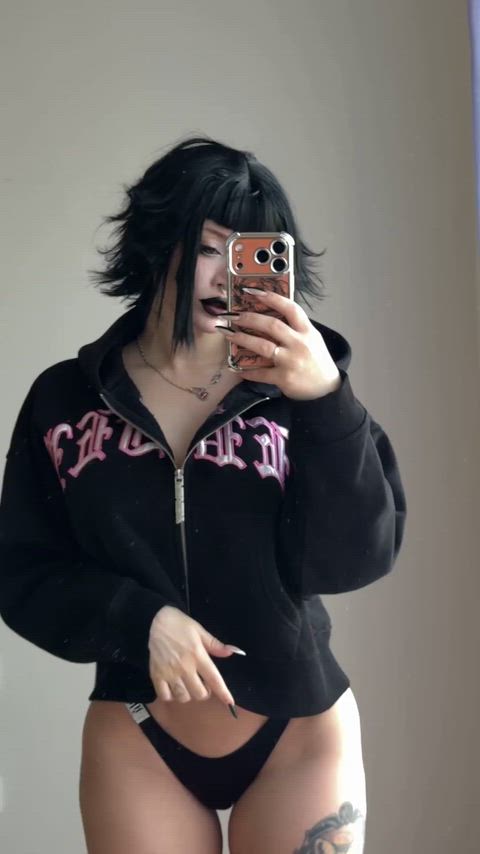 Goth NSFW Tattoo Porn GIF by leahmeowmeow