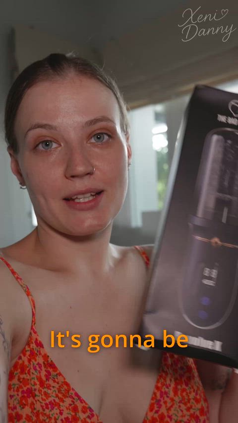 Testing a new sex toy for my boy