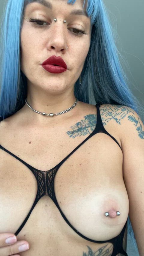 My perfect pierced nipples