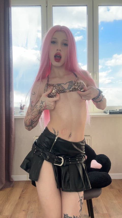 Amateur Cosplay Dancing Nipple Play OnlyFans Skirt Tease Teasing Tits Upskirt Porn GIF by maariii
