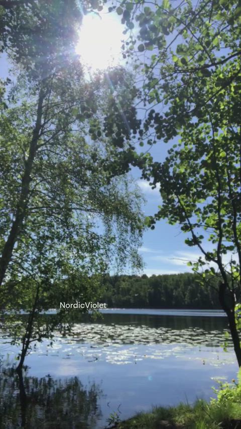 Ruining your view with something better.. like my camel toe