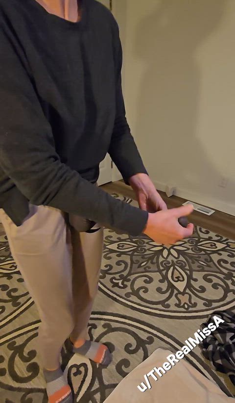 Let's face it, as long as you're getting this BBC in your ass, you don't care what i'm wearing,.