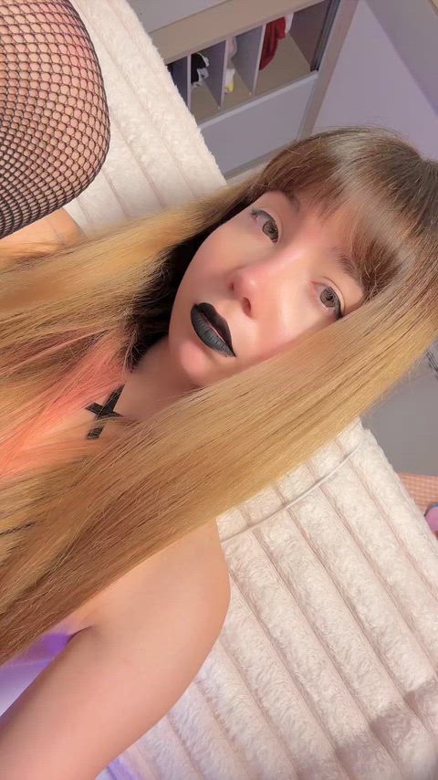 half asian goth slut