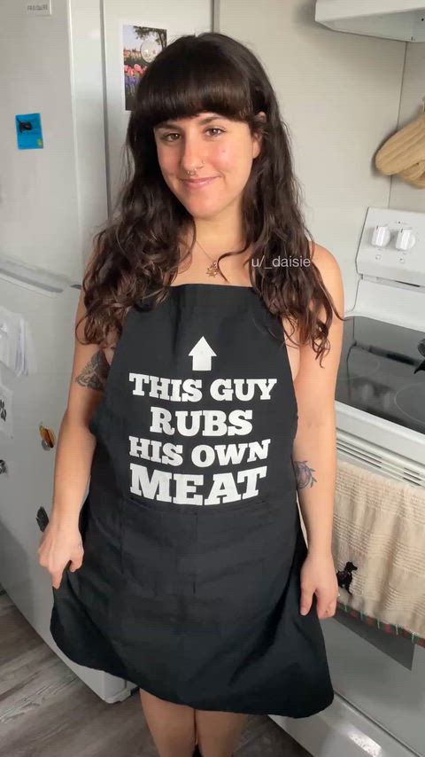 sorry, no meat. just a hairy pussy