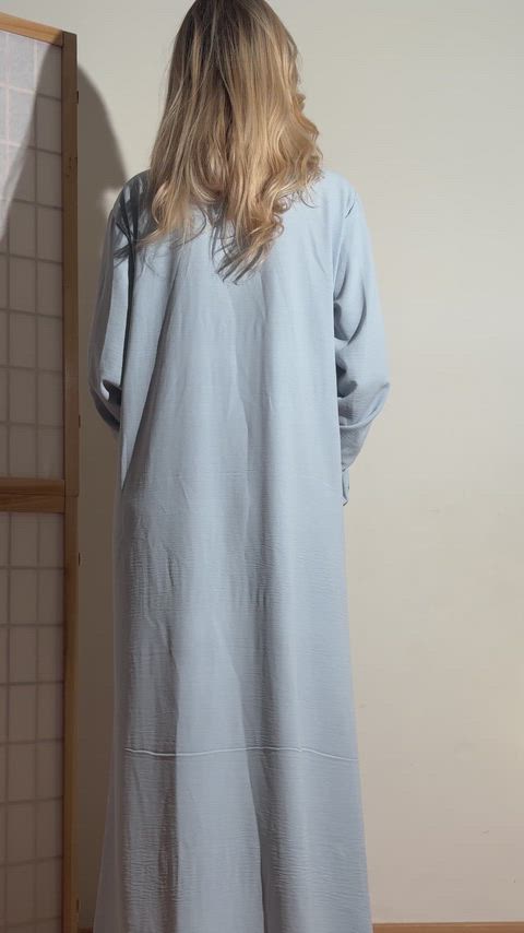 This dress is falling slower than your cock getting hard