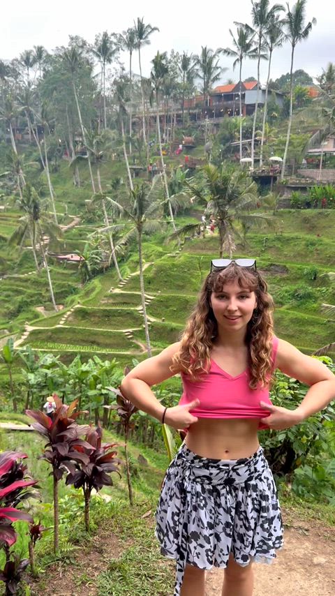 Flashing in the prettiest public places is my hobby