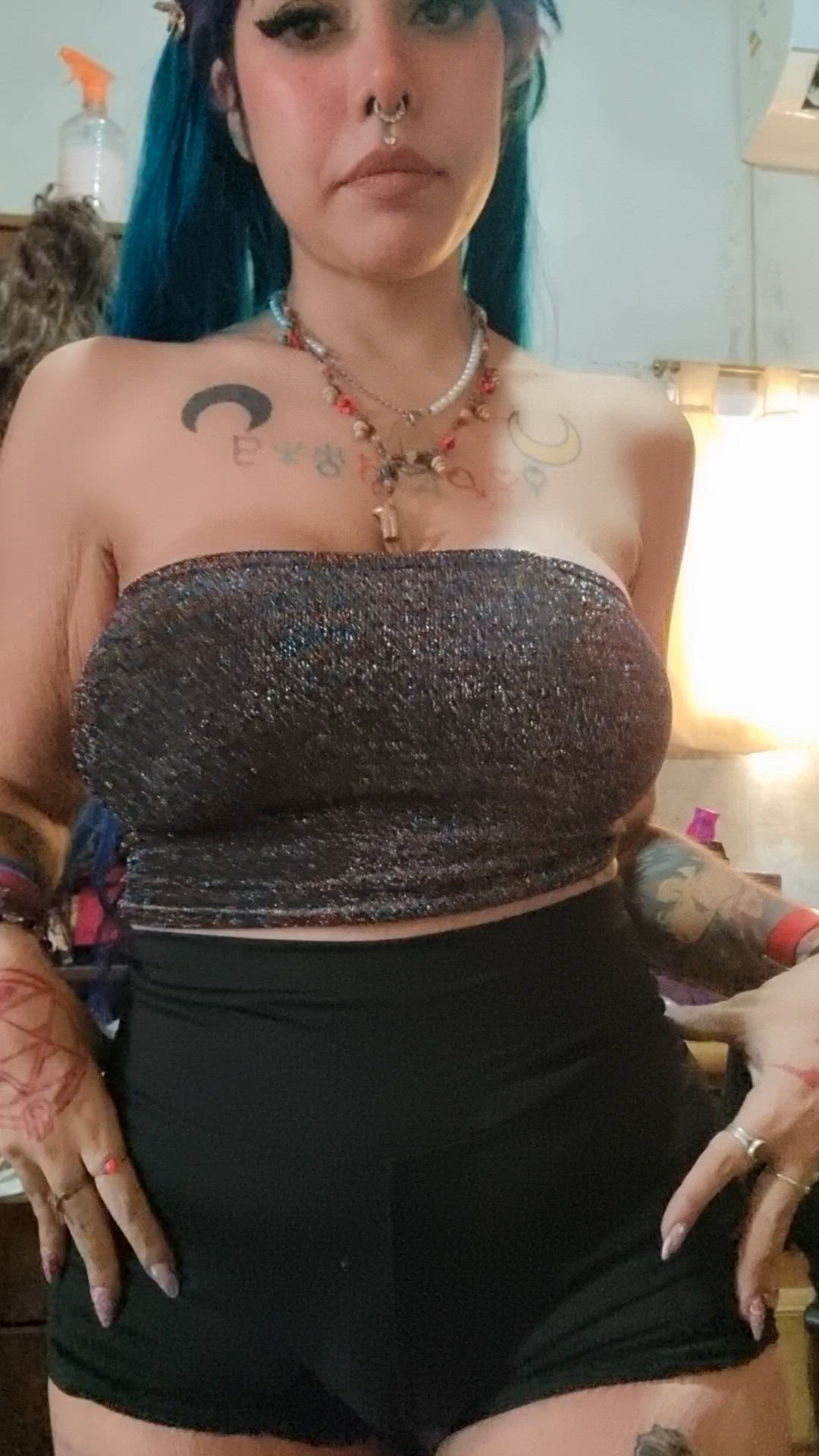 Big Ass, Big Tits, Curvy, Latina, Natural Tits, Tattooed