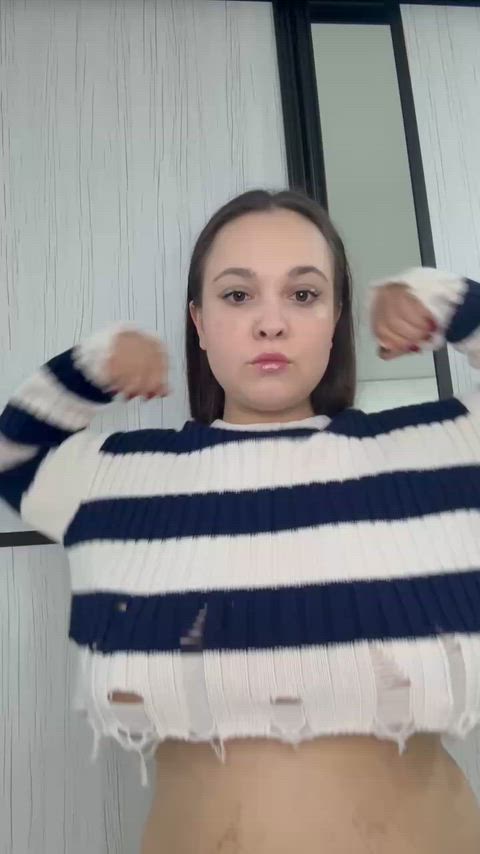 Soft busty boobies reveal