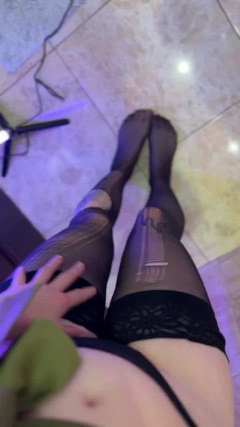 Stockings look even more beautiful through the eyes of women