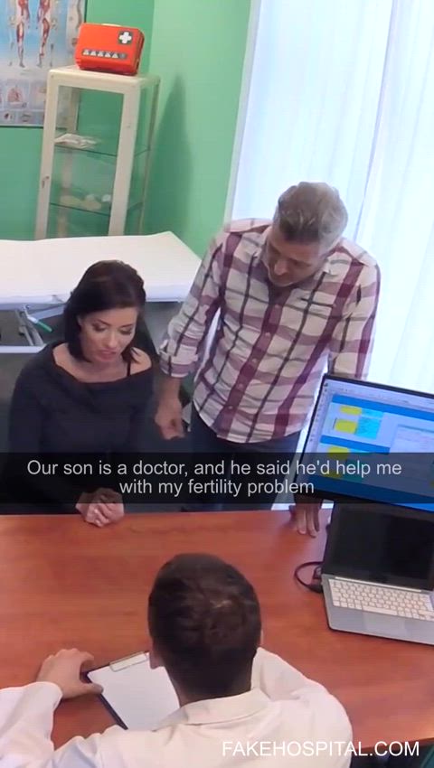 My husband was shooting blanks, so I came to my son for help