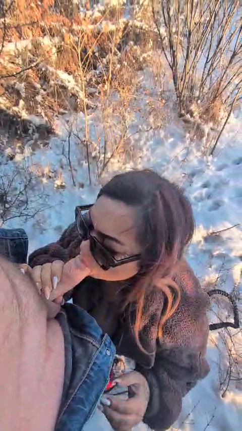 He said his dick was cold so obviously I helped warm it up